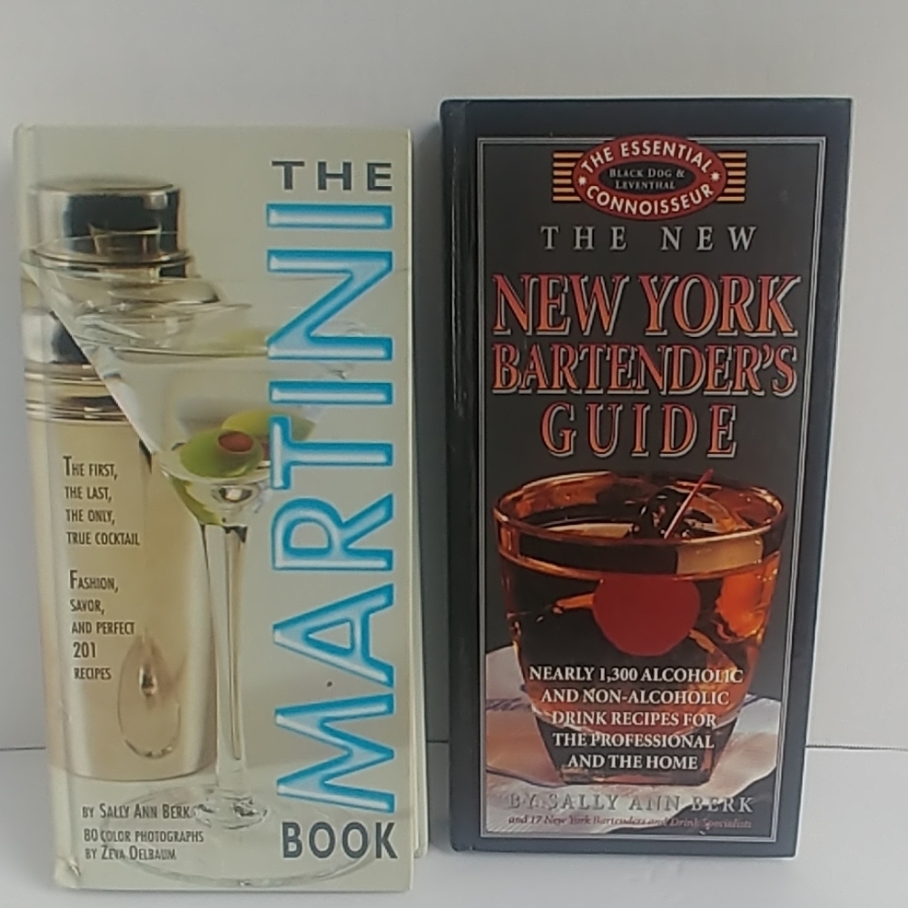 The Martini Book/New York Bartenders Guide Book